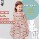Schnittmuster Kinderkleid Sibilla Gr. 86-140 - Sewando