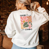 Plotterdatei „Good Things Are Coming“ Boho Motiv – für Shirt, Deko & mehr - Sewando