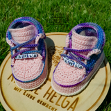 Häkelanleitung für Babyschuhe GROßE ,,Treterlie"