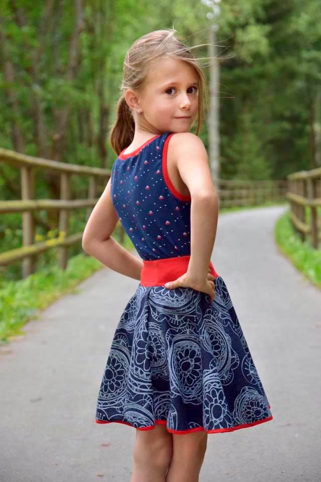 (Hosen)Rock Räuberprinzessin Gr.50-158 Schnittmuster [ DIN A4 & A0 PASSFORMSYSTEM (27,5cm bis 87,5cm BU) - Sewando