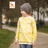 Schnittmuster Pilvi – Raglanshirt mit Tasche Größe 98 – 164 - Sewando
