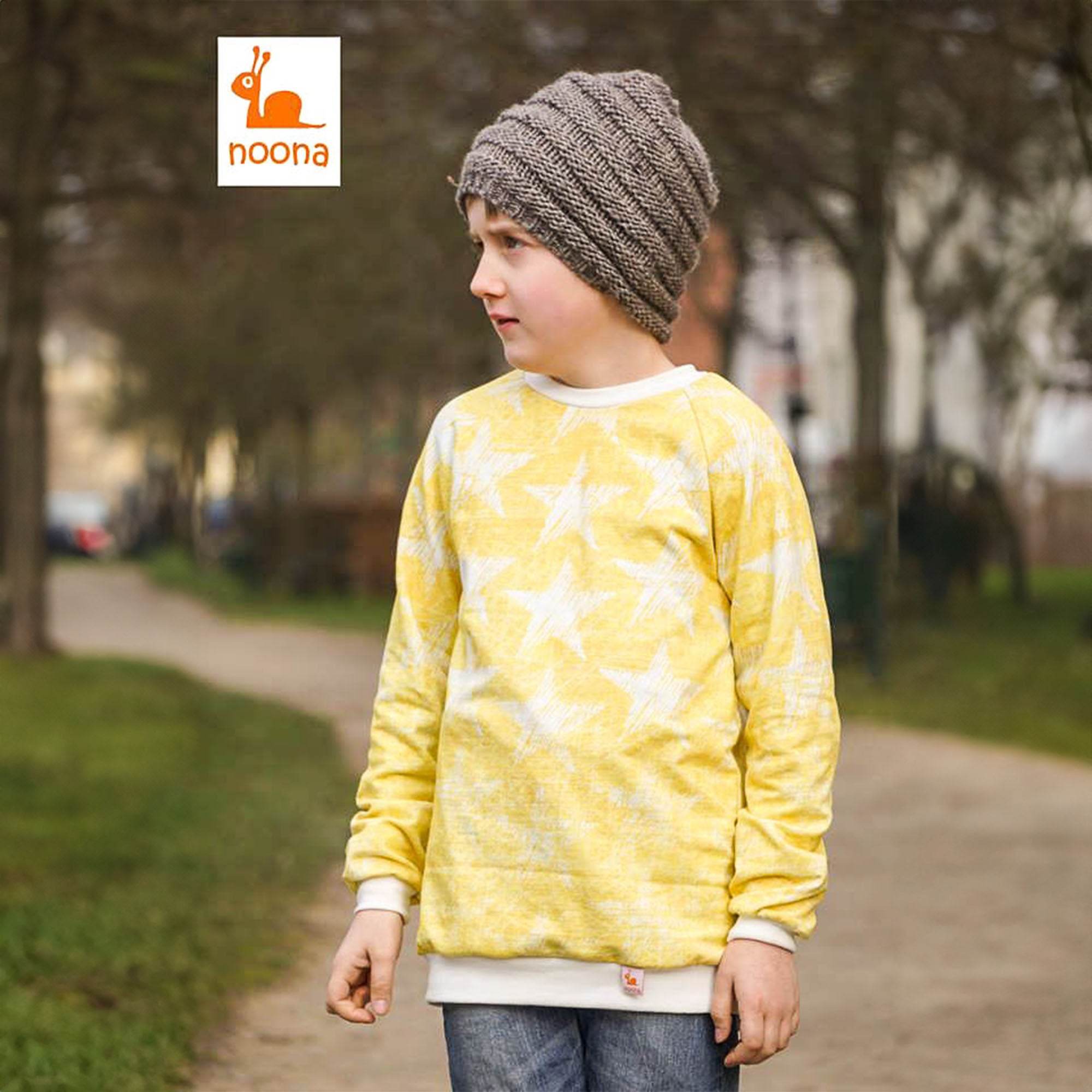 Schnittmuster Pilvi – Raglanshirt mit Tasche Größe 98 – 164 - Sewando