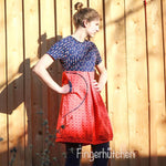 Schnittmuster Aurinko - Raglankleid mit Tasche Größe 98 - 164 - Sewando