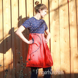 Schnittmuster Aurinko - Raglankleid mit Tasche Größe 98 - 164 - Sewando