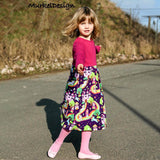 Schnittmuster Aurinko - Raglankleid mit Tasche Größe 98 - 164 - Sewando
