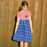 Schnittmuster Aurinko - Raglankleid mit Tasche Größe 98 - 164 - Sewando