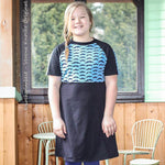 Schnittmuster Aurinko - Raglankleid mit Tasche Größe 98 - 164 - Sewando