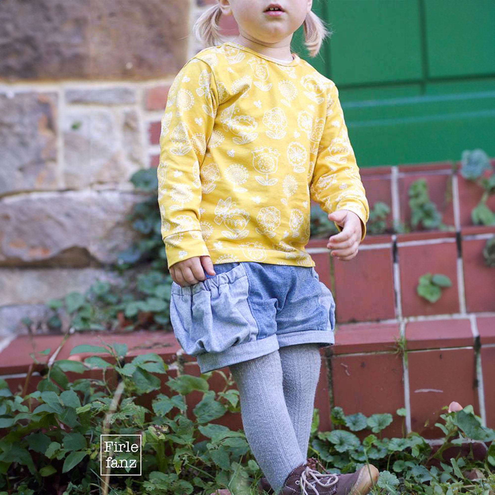 Schnittmuster Kindershirt Vohi - Größe 50 -122 - Sewando
