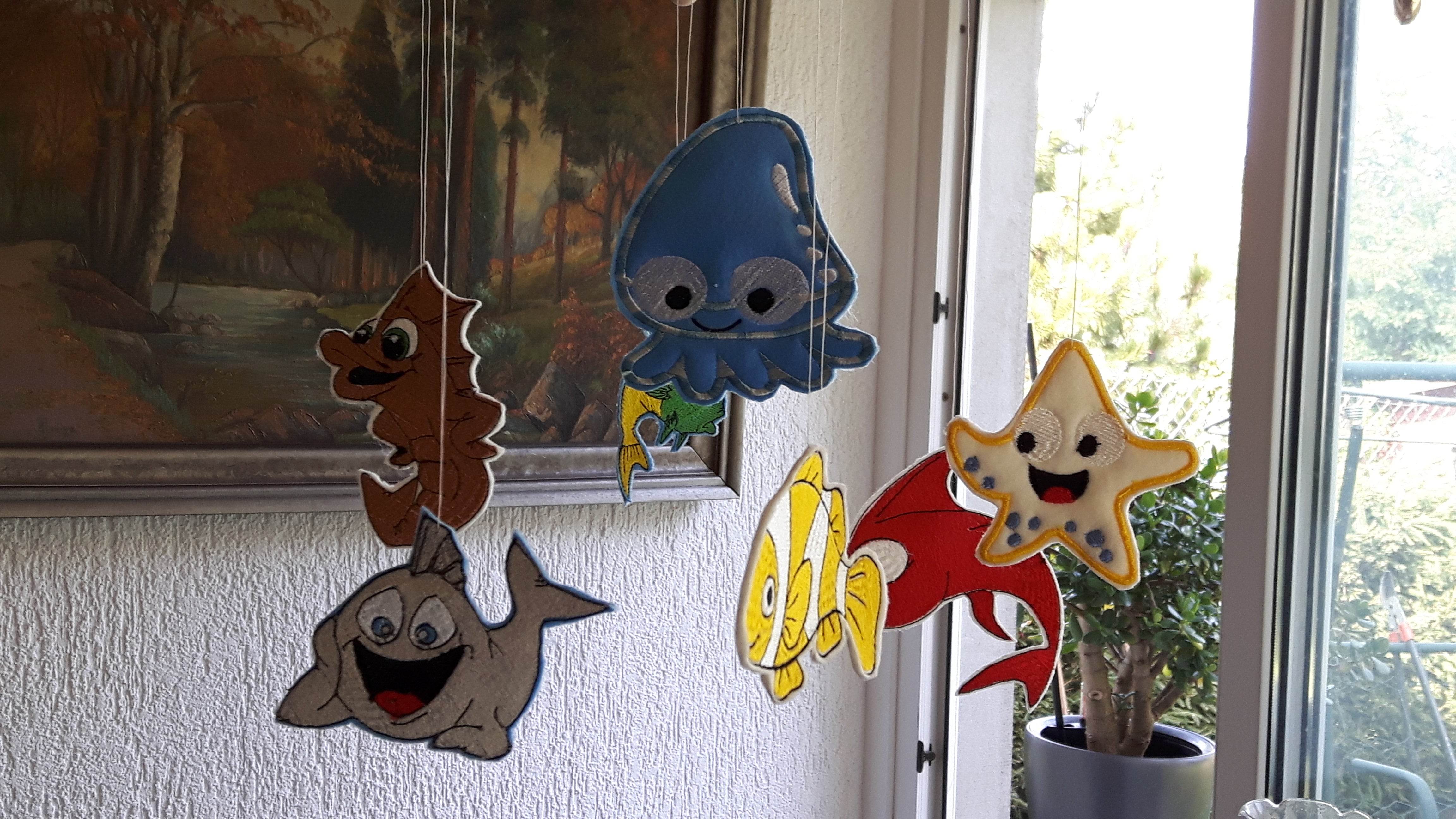 Stickdatei Unterwasserwelt, 13x18 Set 180 - Sewando