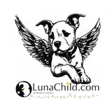 Stickdatei American Staffordshire Terrier Engel "Adam" - realistisch - FÜR HELLE STOFFE