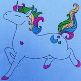 Einhorn Stickdatei, magisches Doodle Kindermotiv für deine Stickmaschine