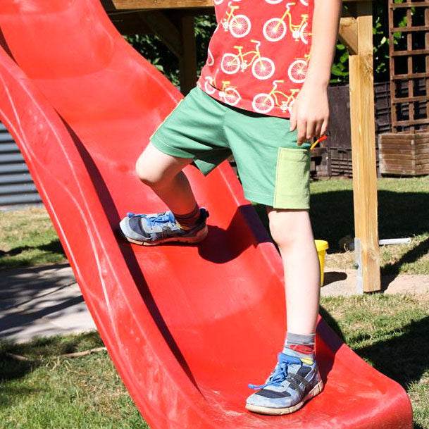 Schnittmuster kurze Kinderhose Omena - Größe 68 - 164 - Sewando
