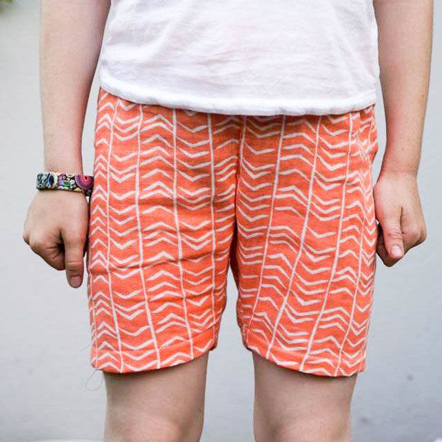 Schnittmuster kurze Kinderhose Omena - Größe 68 - 164 - Sewando