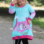 Schnittmuster Zuckerwatte - Kleid für Kinder Größe 56-164 - Sewando