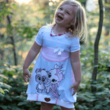 Schnittmuster Zuckerwatte - Kleid für Kinder Größe 56-164 - Sewando