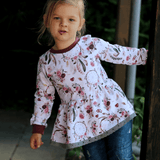 Schnittmuster Herbstzauber Kleid/ Tunika/ Schößchenshirt Größe 56-164 - Sewando