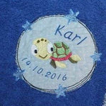 Stickdatei Schildkröte Applikation Doodle Set 456 - Sewando