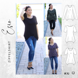 Schnittmuster Ebook Zipfelshirt ESIO Gr. 34-56