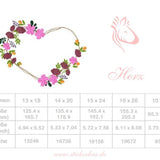 Herz Stickdatei – Florale Herzform für romantische Akzente - Sewando