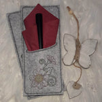 Stickdatei - 8 Bestecktaschen Blumenmeer - Sewando