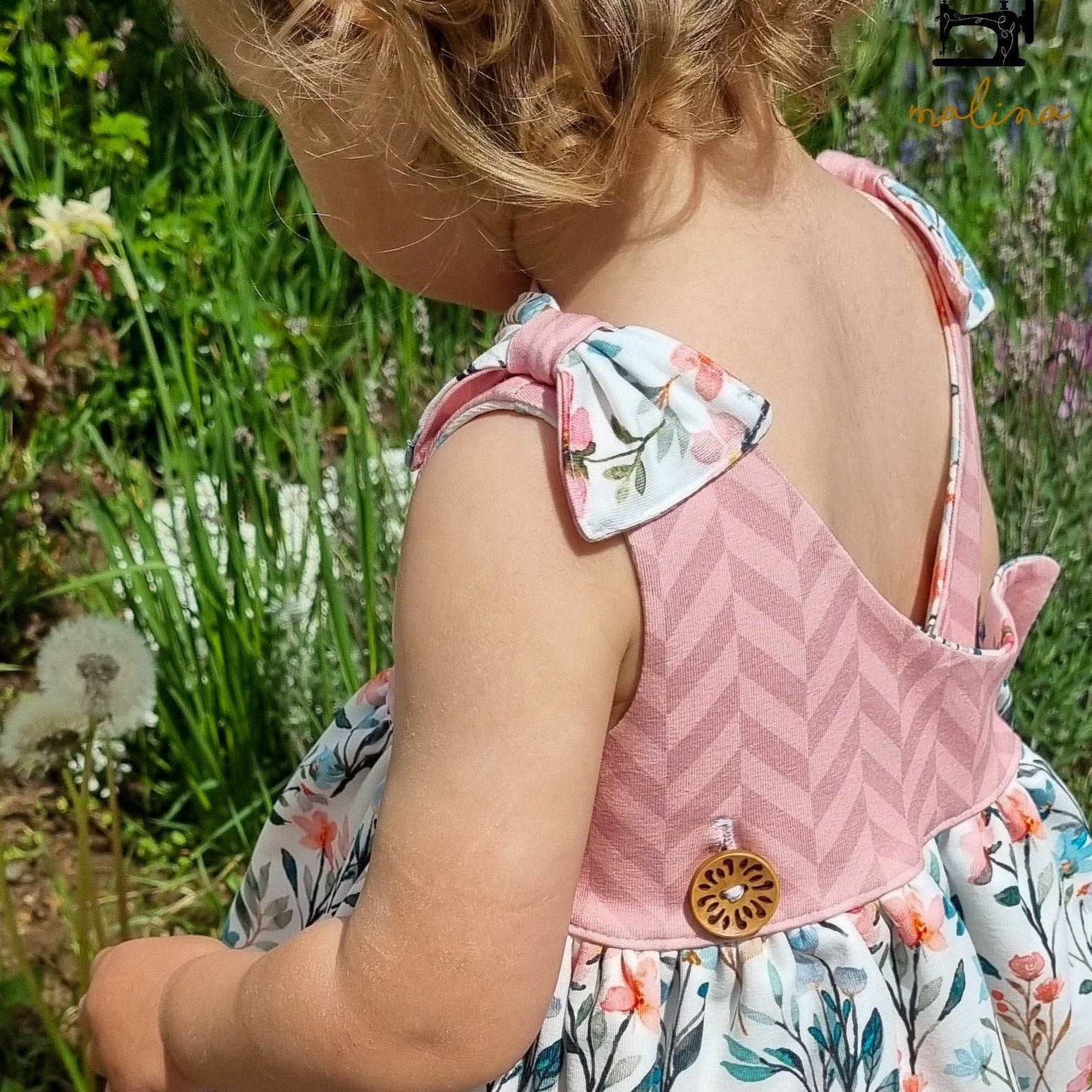 Schnittmuster Kleid Elisa Sommerkleid Stufenkleid Gr. 86-140 - Sewando