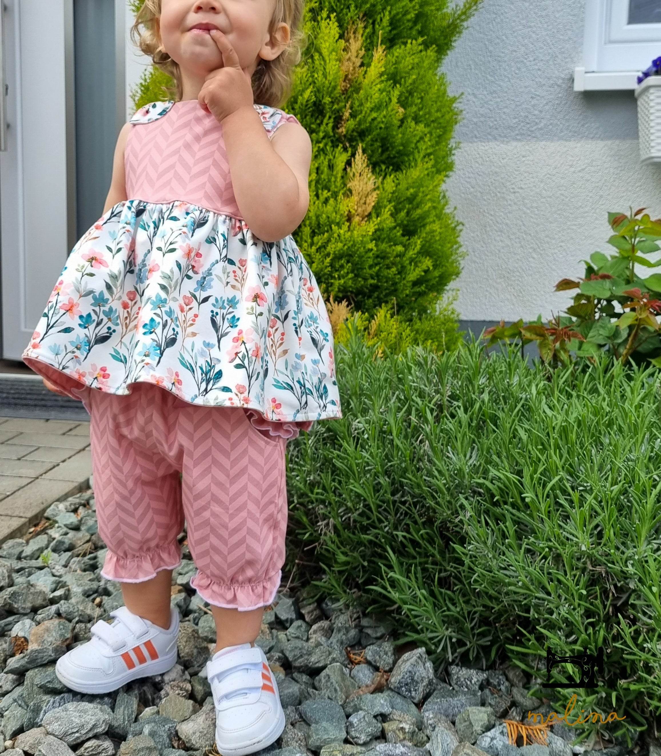 Schnittmuster Kleid Elisa Sommerkleid Stufenkleid Gr. 86-140 - Sewando