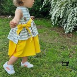 Schnittmuster Kleid Elisa Sommerkleid Stufenkleid Gr. 86-140 - Sewando
