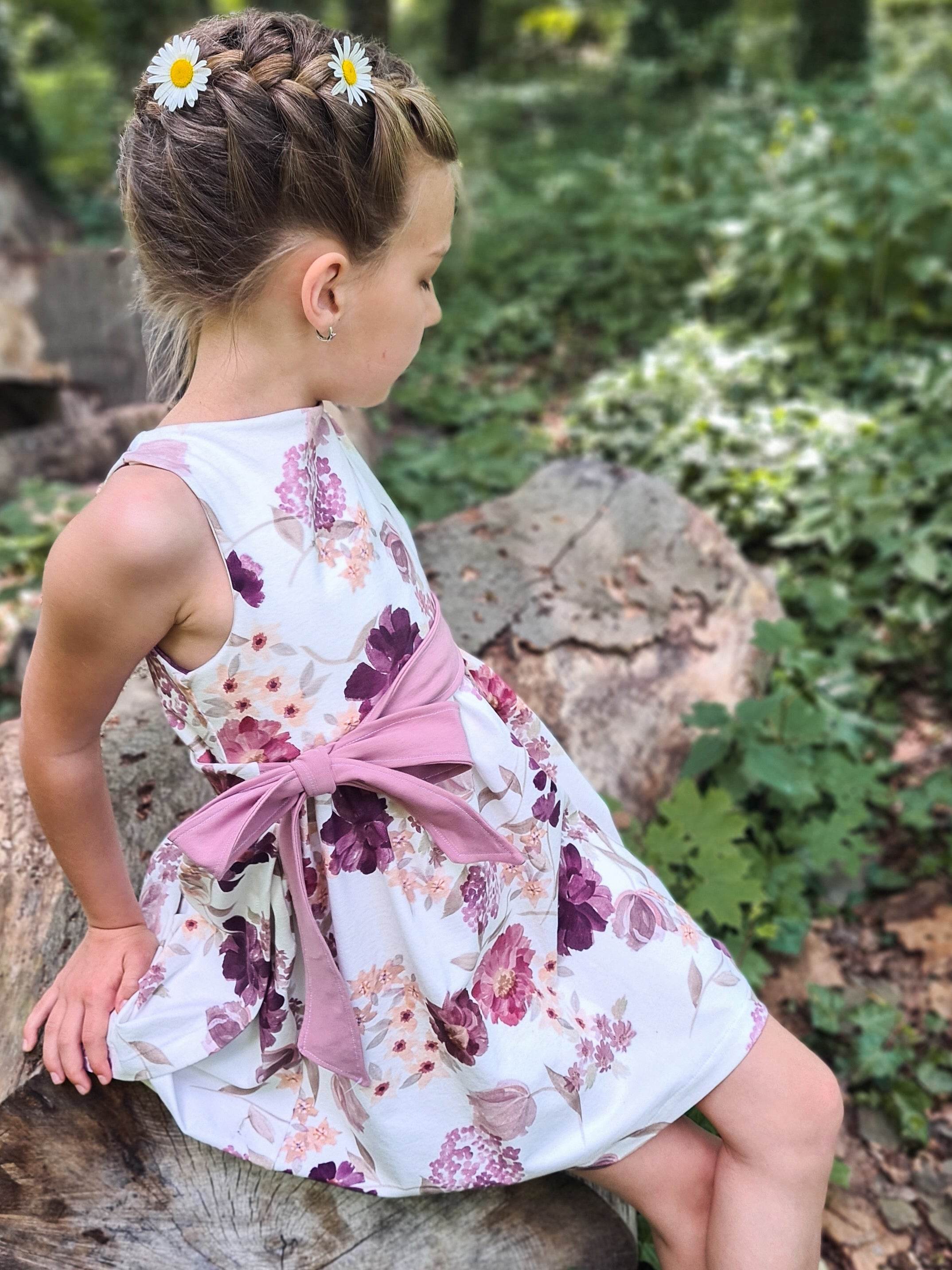 Schnittmuster Kleid Elisa Sommerkleid Stufenkleid Gr. 86-140 - Sewando