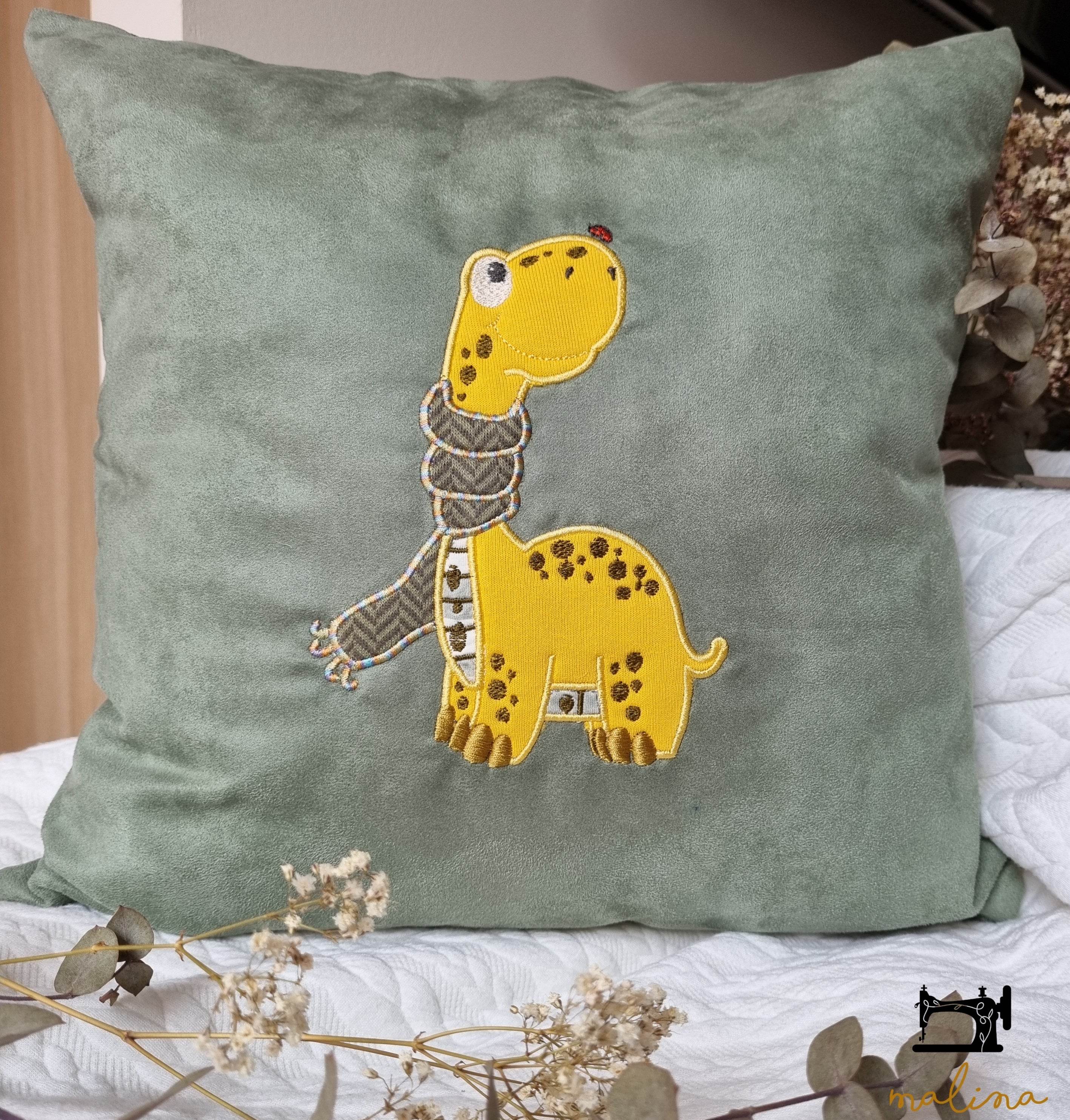 Stickdatei Applikation Dino Lino - Sewando