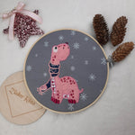 Stickdatei Applikation Dino Lino - Sewando
