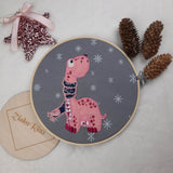 Stickdatei Applikation Dino Lino - Sewando