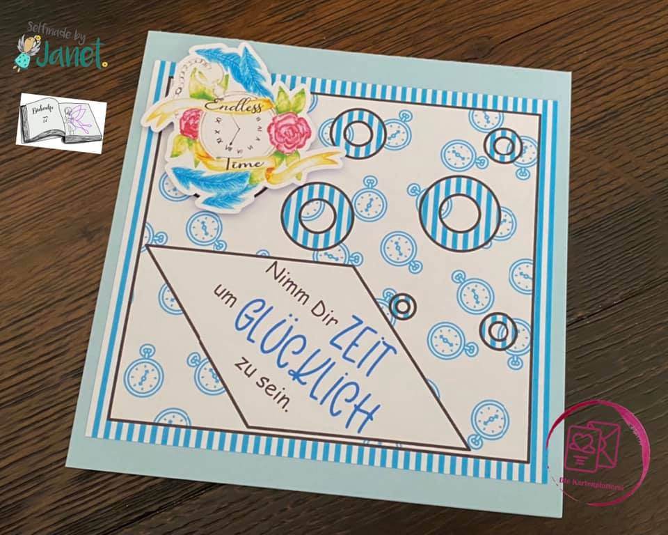 Digiset Blumen Taschenuhr Plotten, Sublimation, Drucken - Sewando