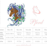 Pferd Stickdatei – magisches Motiv für besondere Projekte & Geschenke - Sewando