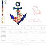 Anker Stickdatei – Tropischer Sommertraum mit Hibiskus - Sewando