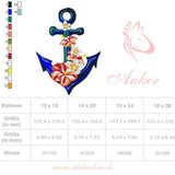 Anker Stickdatei – Tropischer Sommertraum mit Hibiskus - Sewando