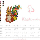 Eichhörnchen Stickdatei, naturverliebter Charme für deine Stickmaschine - Sewando