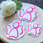 6x Stickdatei Engel Schutzengel Satinstick - Sewando
