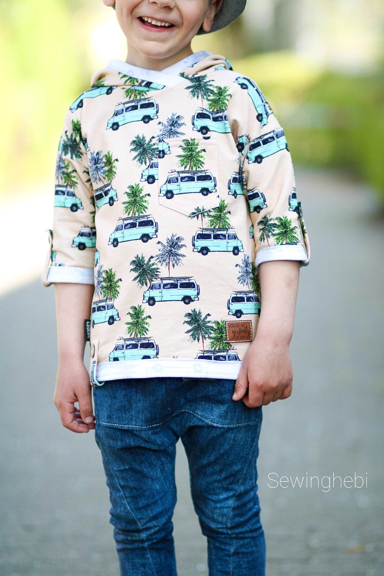 Schnittmuster Shirt Schnuffel Maxi Gr. 116-164 - Sewando