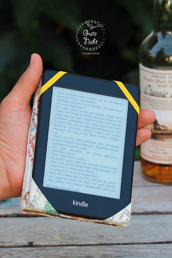 Schnittmuster Hülle EBook-Reader mit Handschlaufe - Sewando