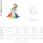Hund mit Regenbogen Stickdatei – Erinnerung an deinen treuen Begleiter - Sewando