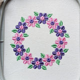 6x Stickdatei "Ranke Anna" Satinstick