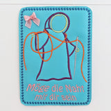 5x Stickdatei "Naht mit dir" ITH Schild, Mugrug, Solodatei