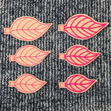 6x Stickdatei "Blatt" ITH Blätter für Blumenpieker