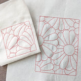 6x Stickdatei Füllmuster Blume - Sewando