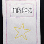 Stickdatei - SCRIBBLE Impfpass - Hüllen (6 Motive) - Sewando