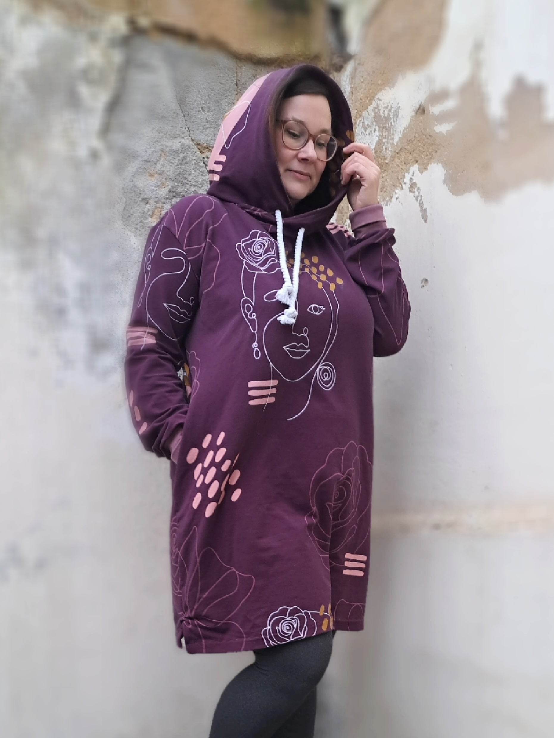 Schnittmuster Sweatkleid Elli Gr. XS-XL - Sewando