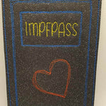 Stickdatei - SCRIBBLE Impfpass - Hüllen (6 Motive) - Sewando