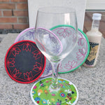 16x Stickdatei Bundle Blumen ITH Untersetzer - Sewando