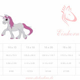 Einhorn Stickdatei, fröhlicher Märchenzauber für deine Stickmaschine