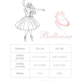 Ballerina Stickdatei – Ausmalmotiv für Kinder & kreative Regentage - Sewando